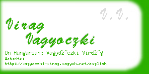 virag vagyoczki business card